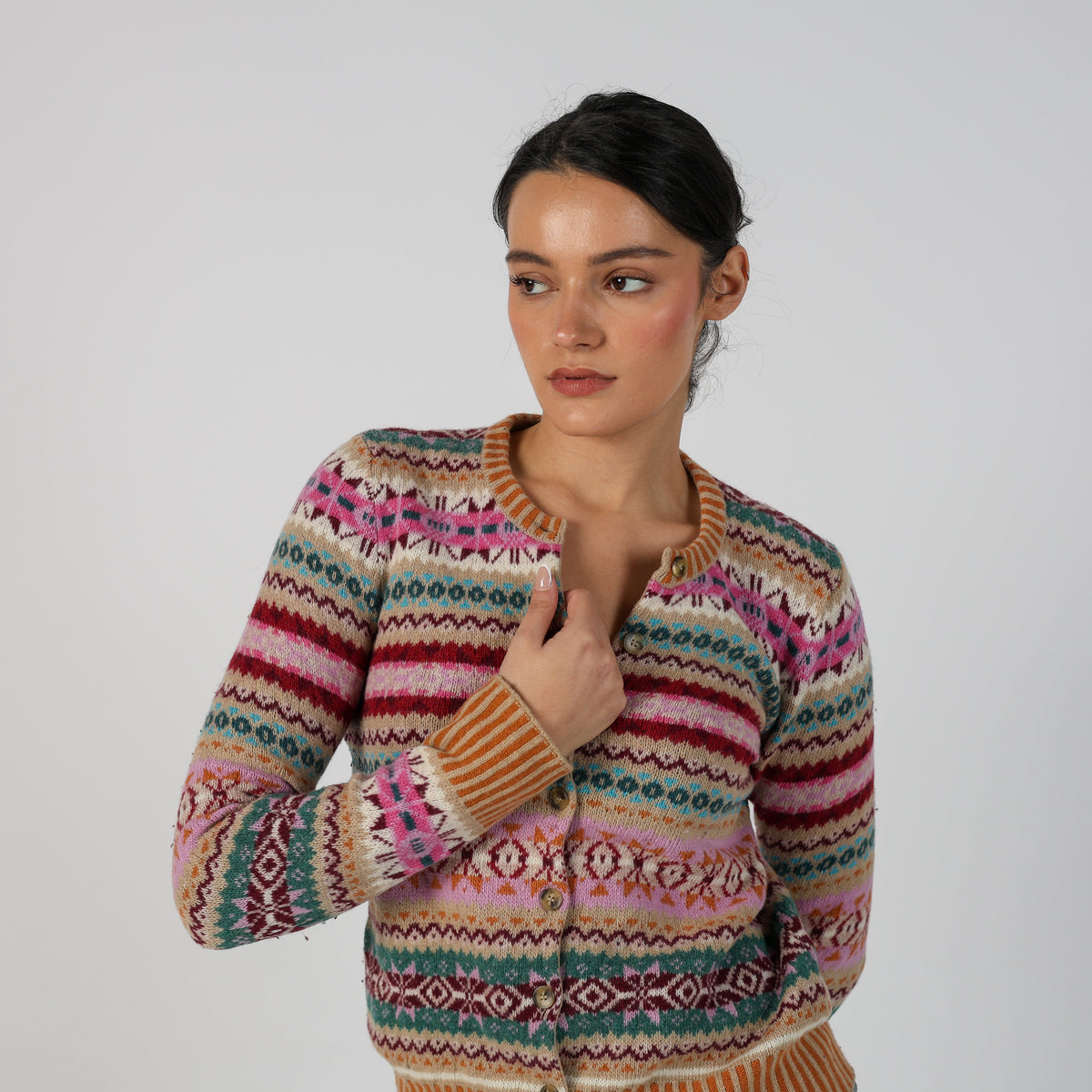 Multicoloured Y2K United Colors of Benetton Cardigan (S)