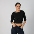 Black Y2K Guess Knitted Top (S)