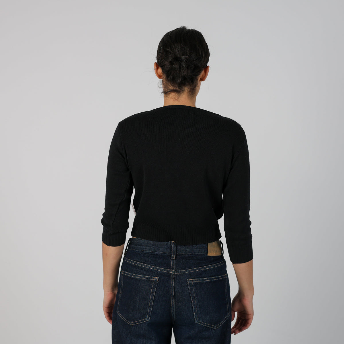 Black Y2K Guess Knitted Top (S)