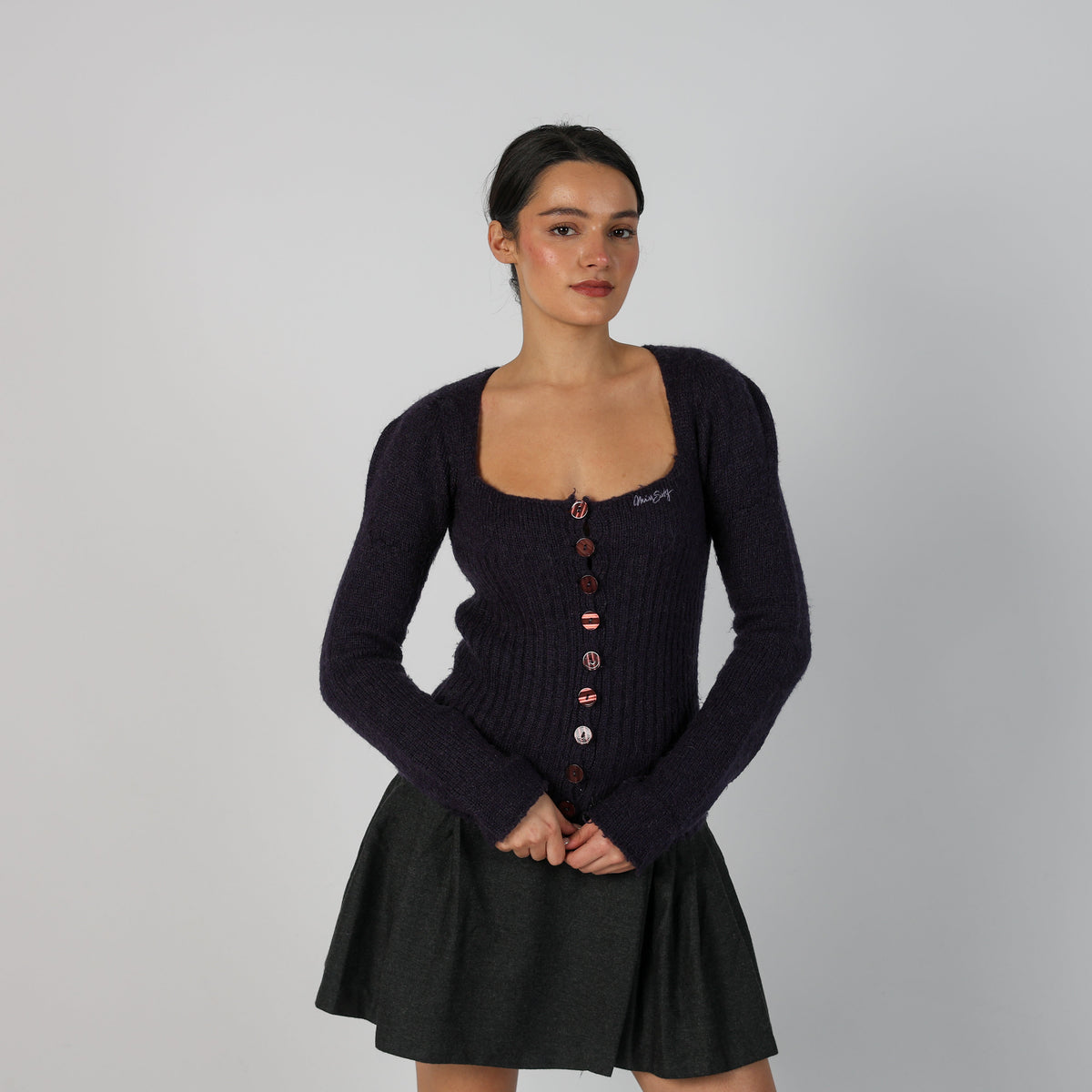 Purple Y2K Miss Sixty Cardigan (S)