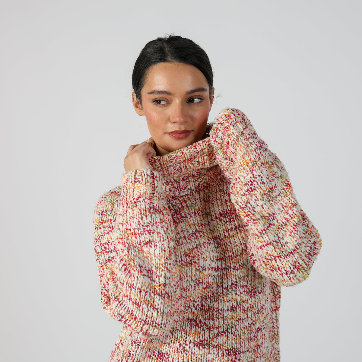 White Y2K s.Oliver Knitted Jumper (L)