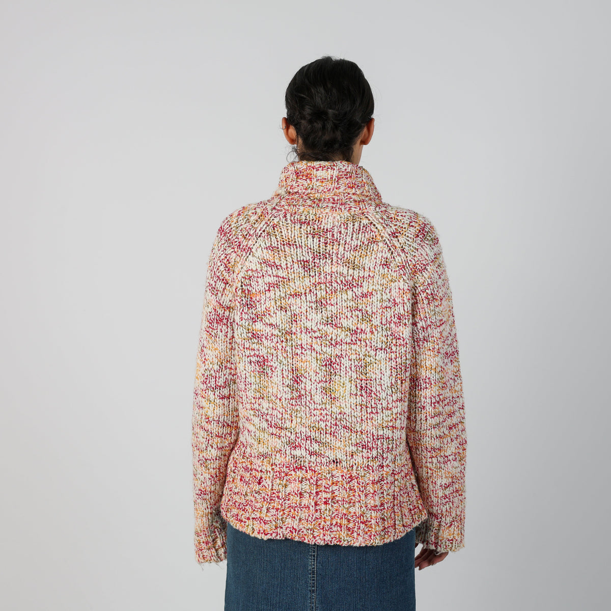 White Y2K s.Oliver Knitted Jumper (L)