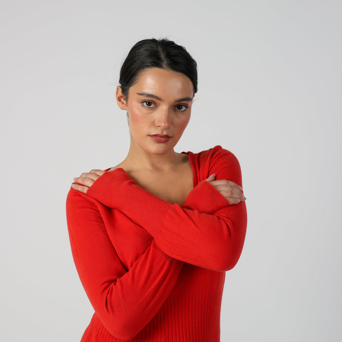Red Y2K Miss Sixty Knitted Top (S)