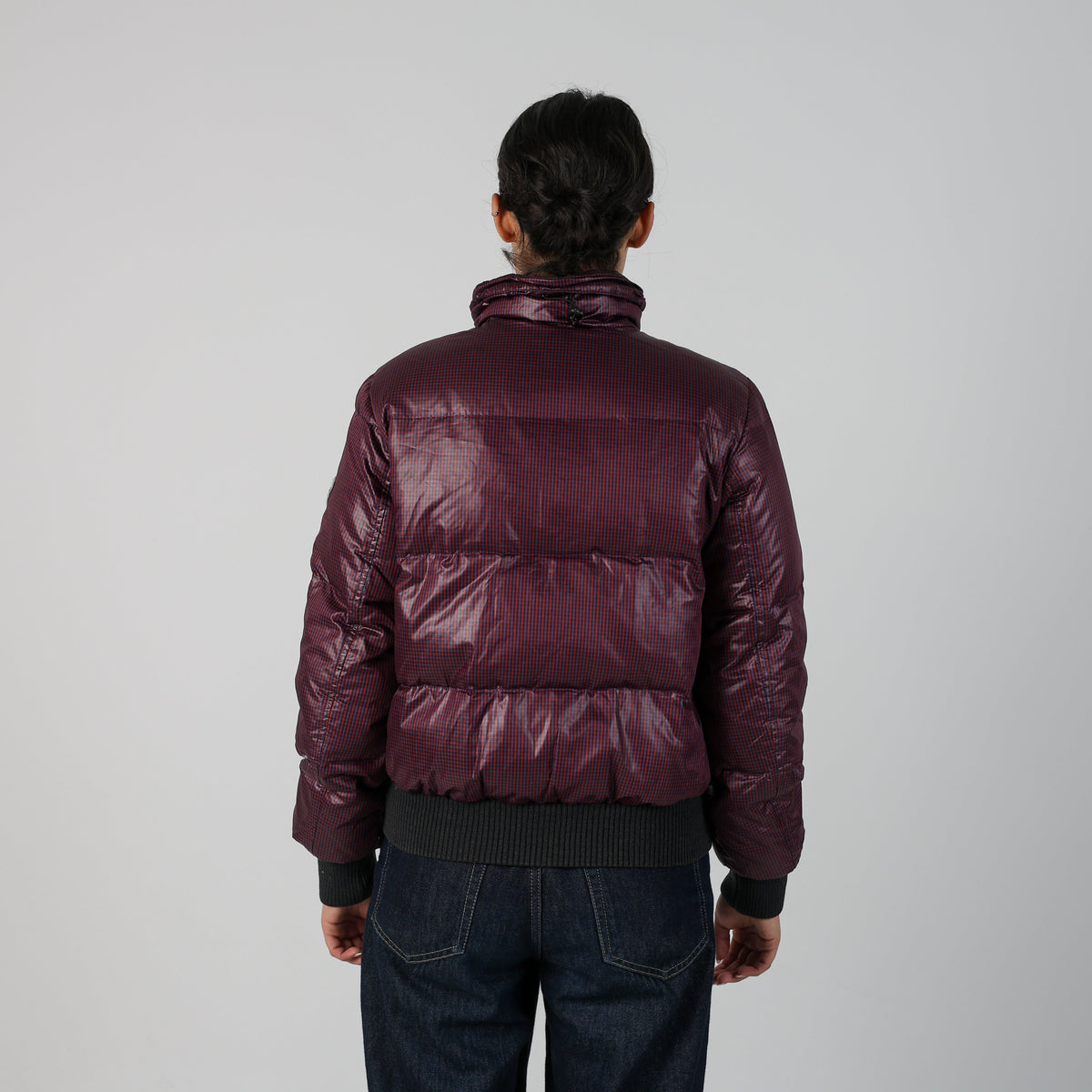 Purple Y2K GAS Puffer Jacket Pure duck down (M)