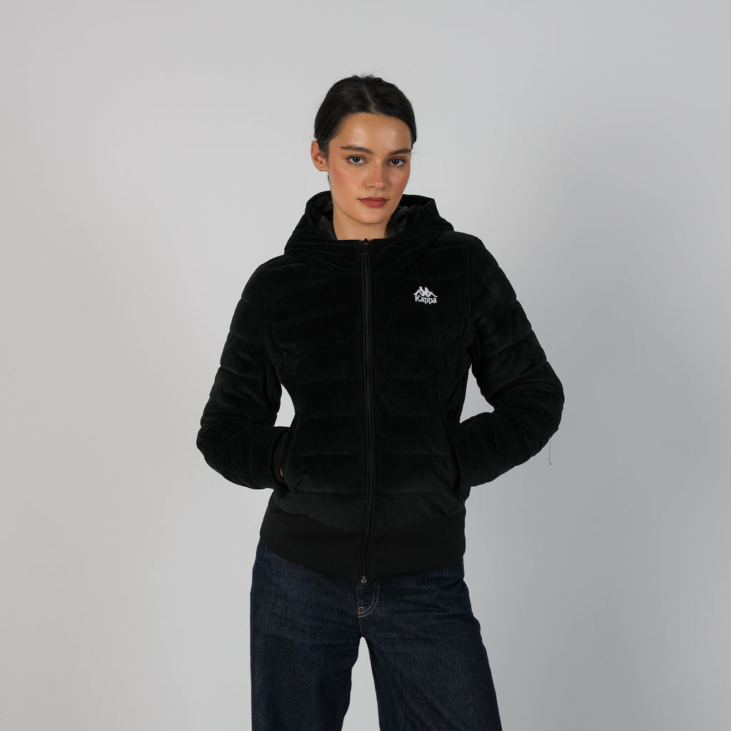Black Y2K Puffer Jacket (S)