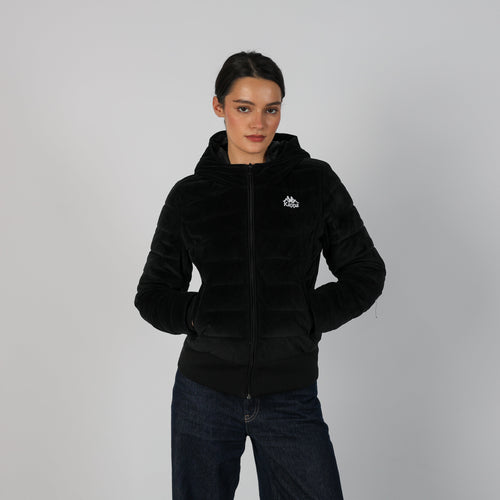 Black Y2K Puffer Jacket (S)