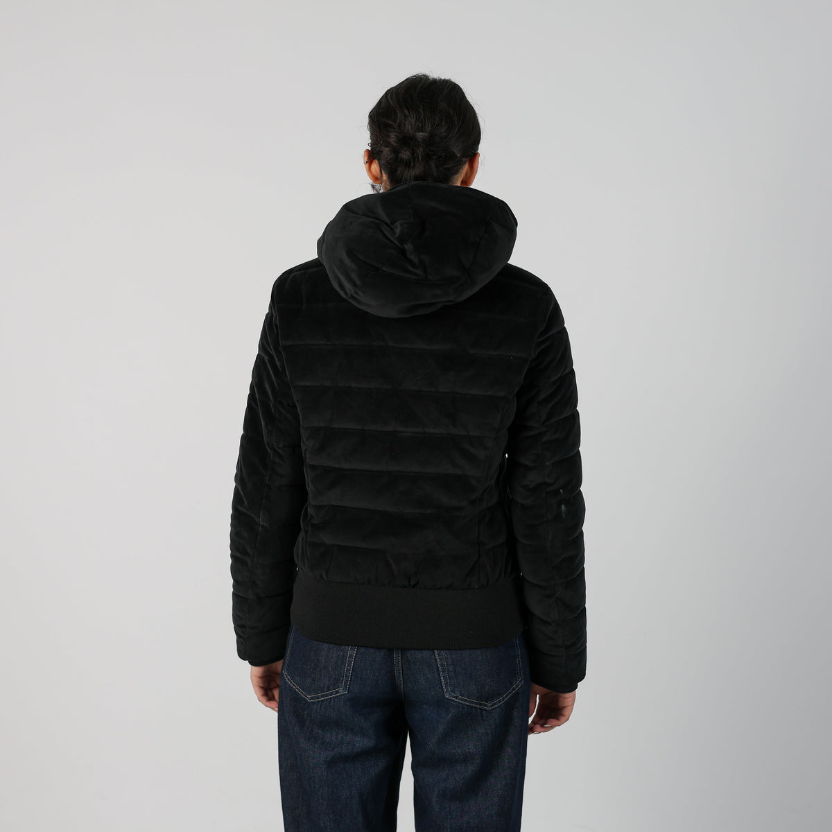 Black Y2K Puffer Jacket (S)