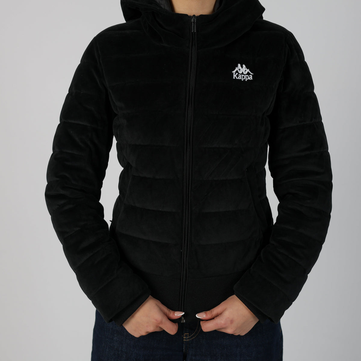 Black Y2K Puffer Jacket (S)