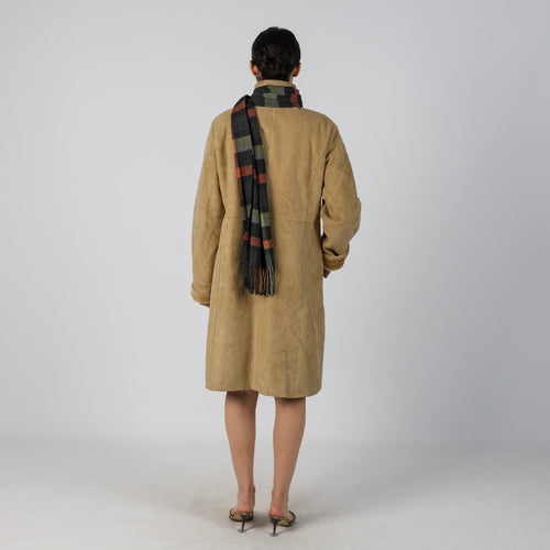 Tan Y2K AndreaMare Afghan Coat (M)