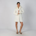 Cream Y2K Made in Italy Afghan Coat (S)
