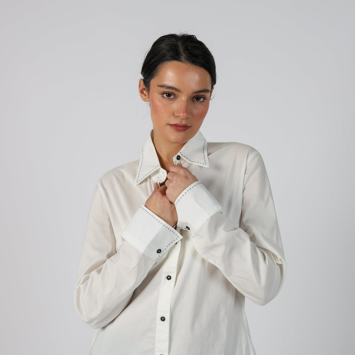 White Y2K Diana Callesi Shirt (M)