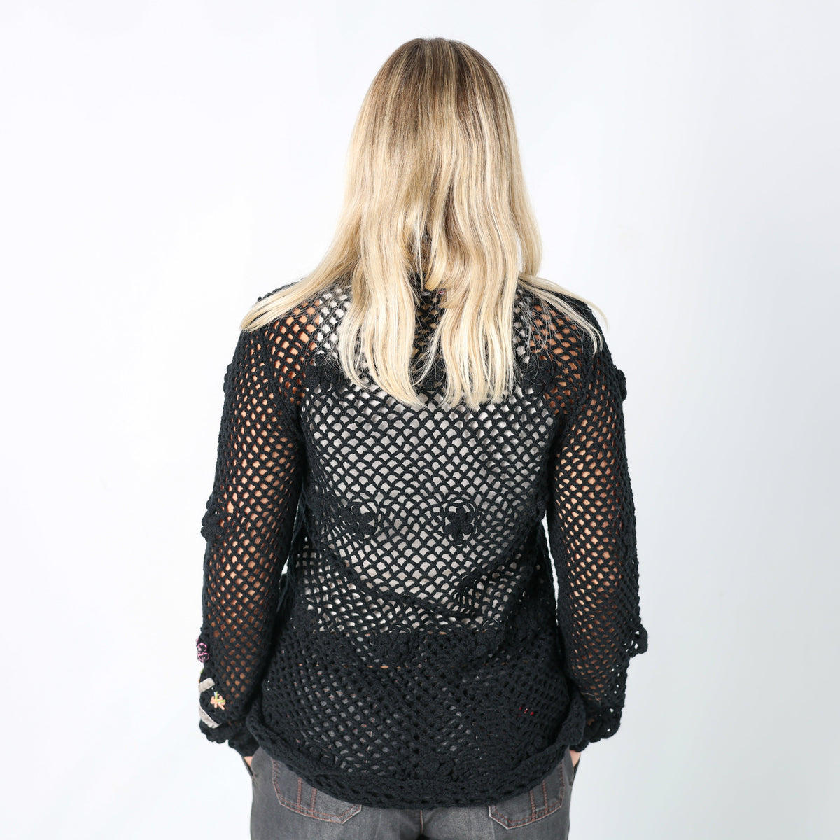 Black Y2K Sarah Chloe Gilet (M)