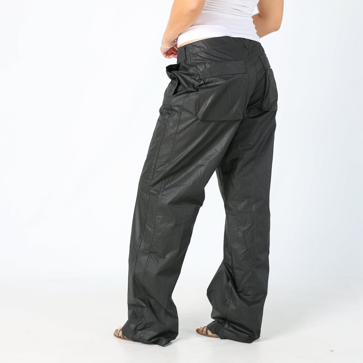Black Y2K Keegan Casual Trousers (M)