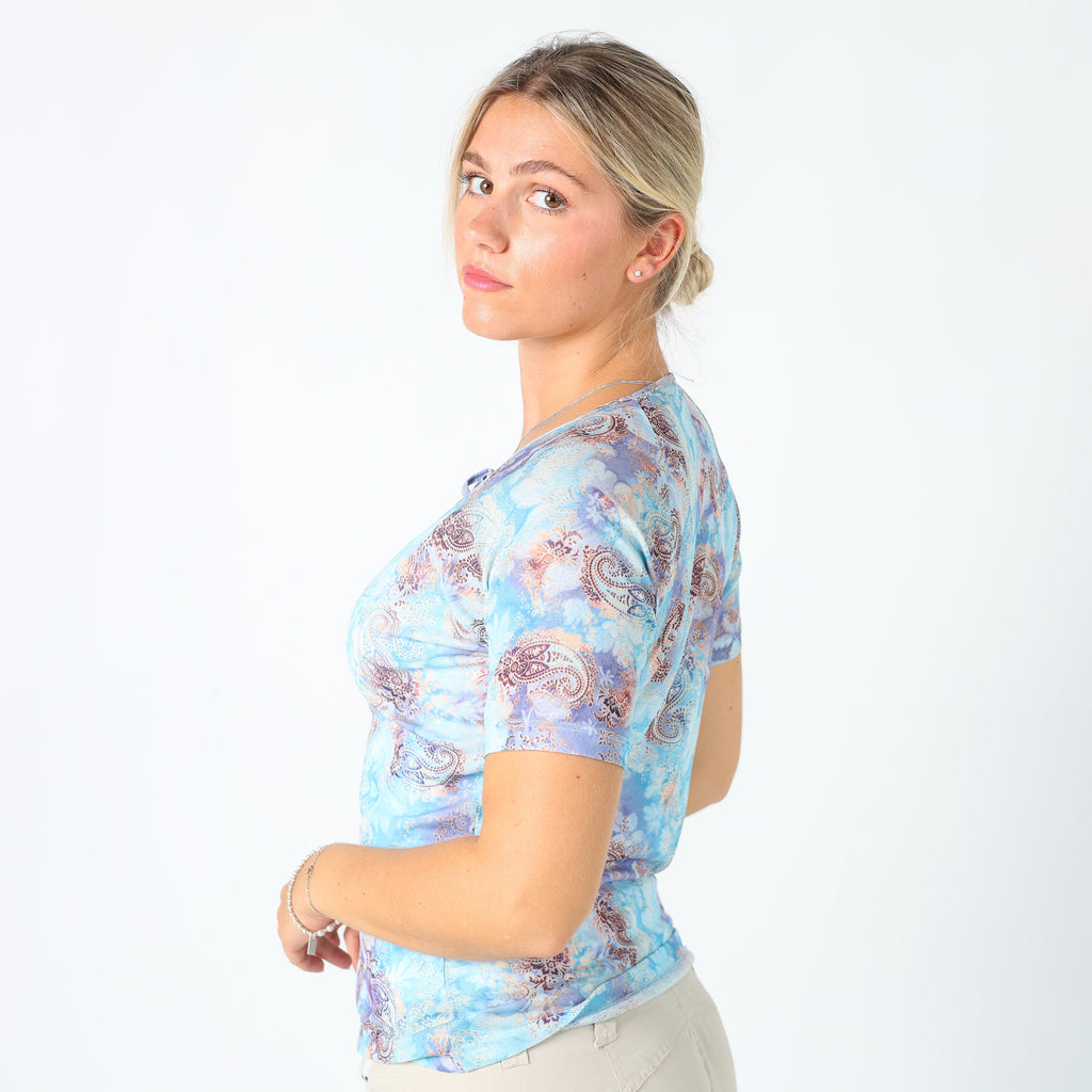 Light Blue Y2K T-shirt (M)