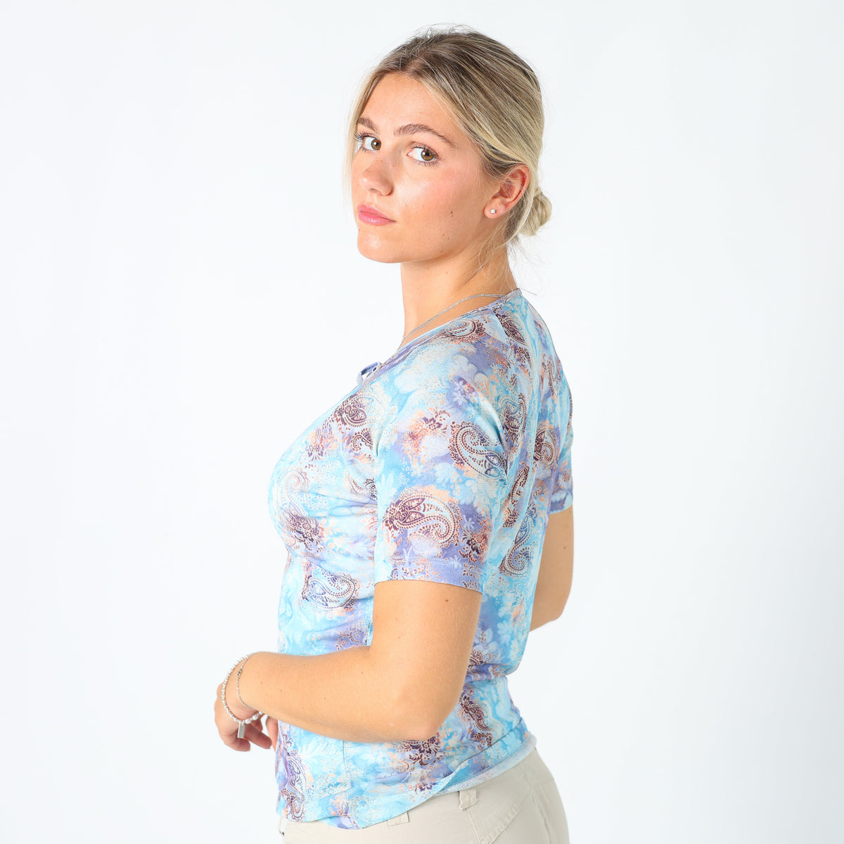 Light Blue Y2K T-shirt (M)