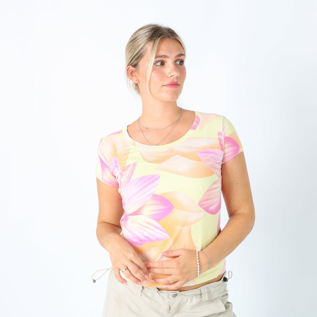 Baby Pink Y2K Just Cavalli T-shirt (M)