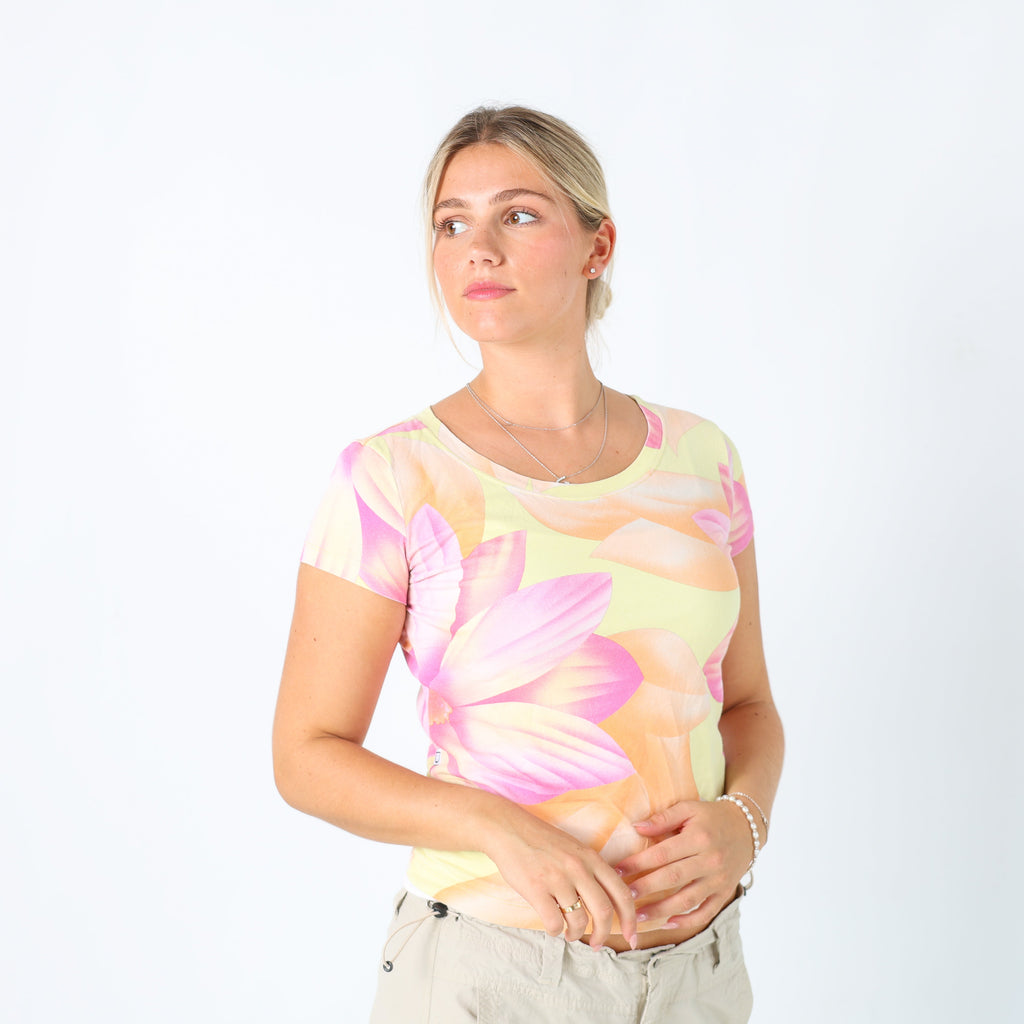 Baby Pink Y2K Just Cavalli T-shirt (M)