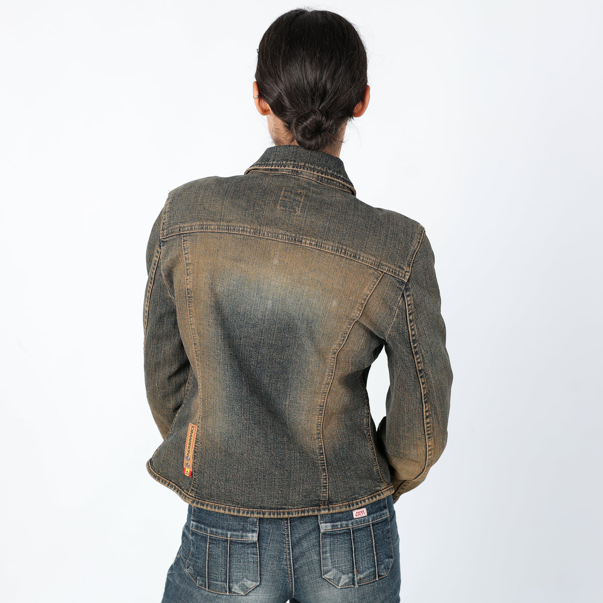 Tan 90s Cimarron Denim Jacket Grunge 90s (M)