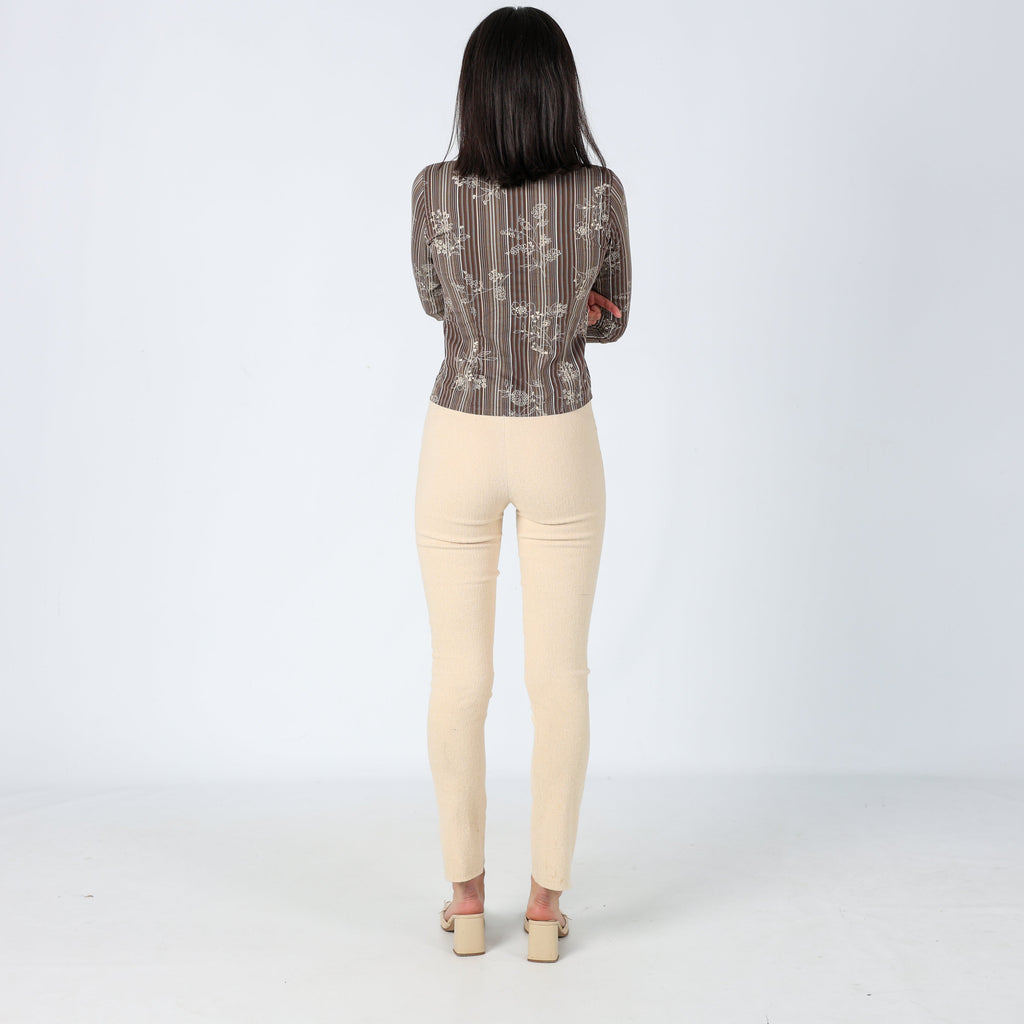 Tan 90s Dolce & Gabbana Capri Trouser (XS)