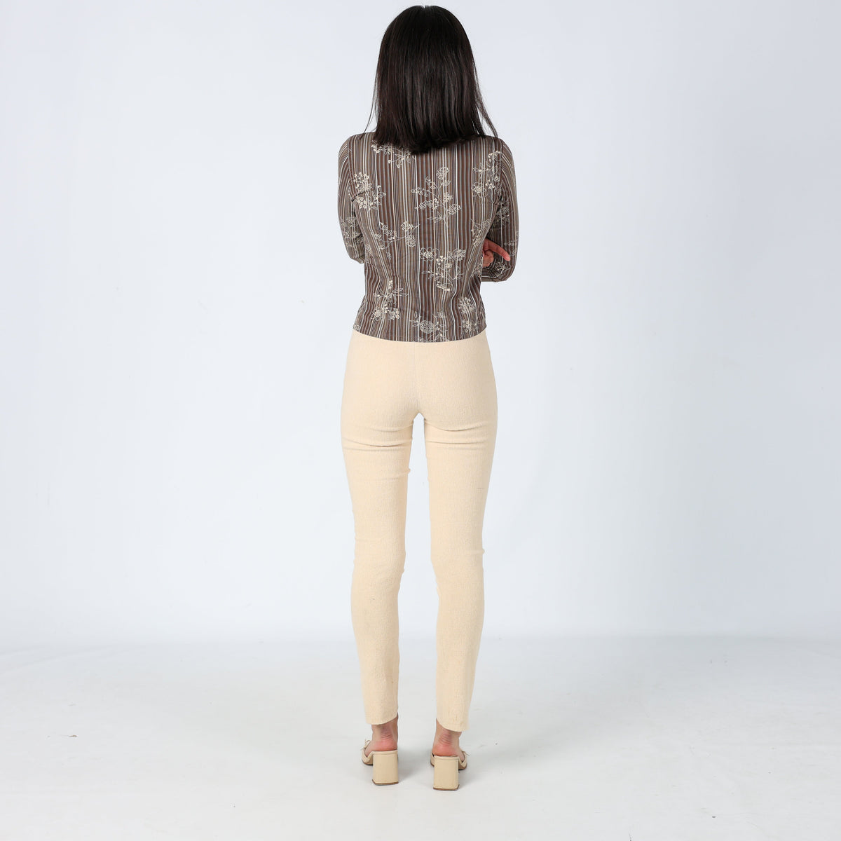 Tan 90s Dolce & Gabbana Capri Trouser (XS)