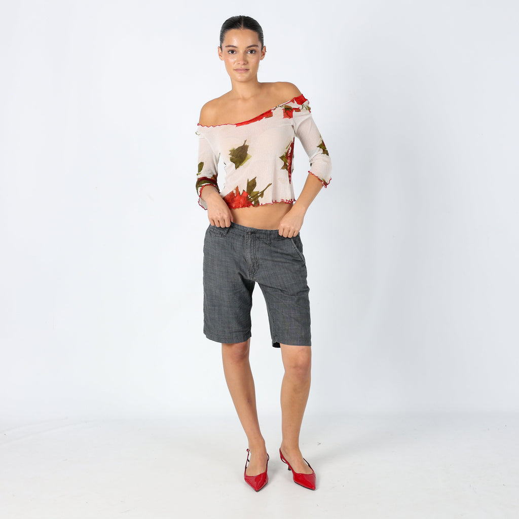 Charcoal Grey 90s GAS Woven Shorts (M)
