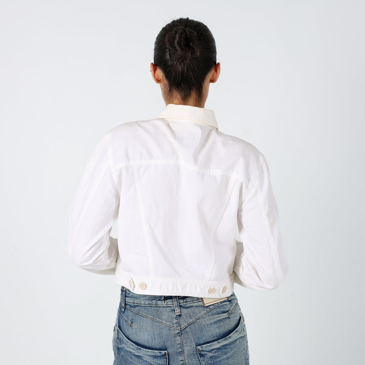 Ivory 90s Armani Jeans Light jacket (S)
