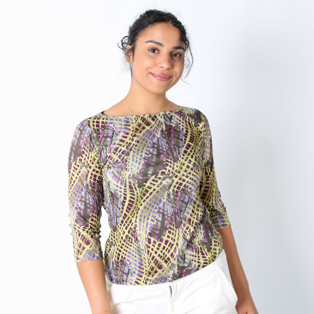 Light Green 90s Taifun Cami Pattern (M)