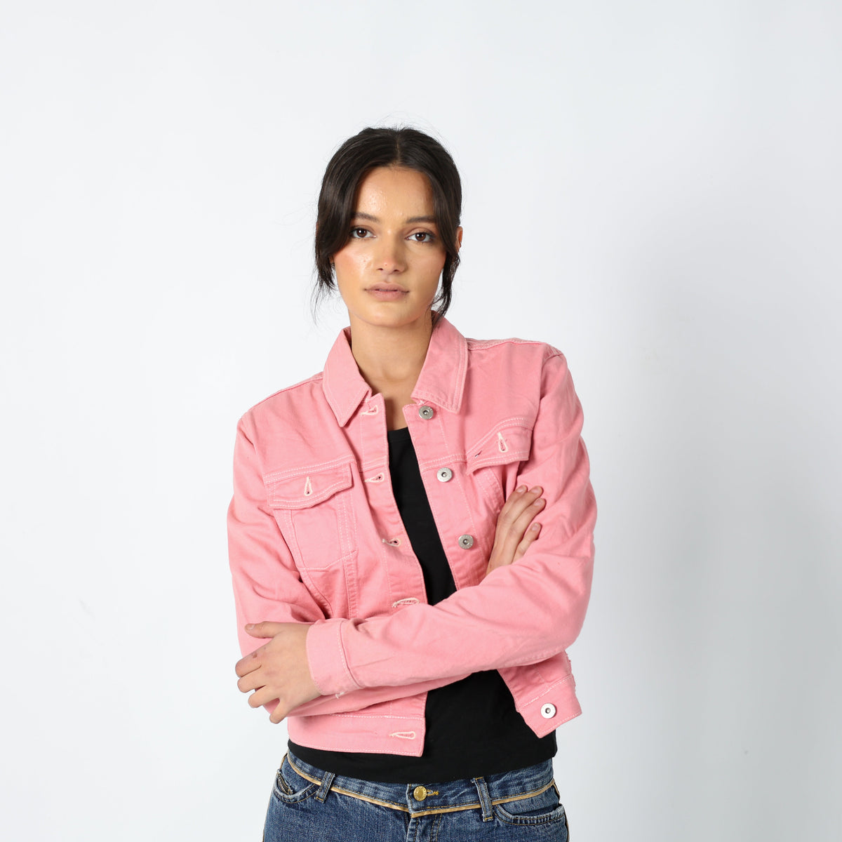Pink 90s Tommy Hilfiger Light jacket (M)