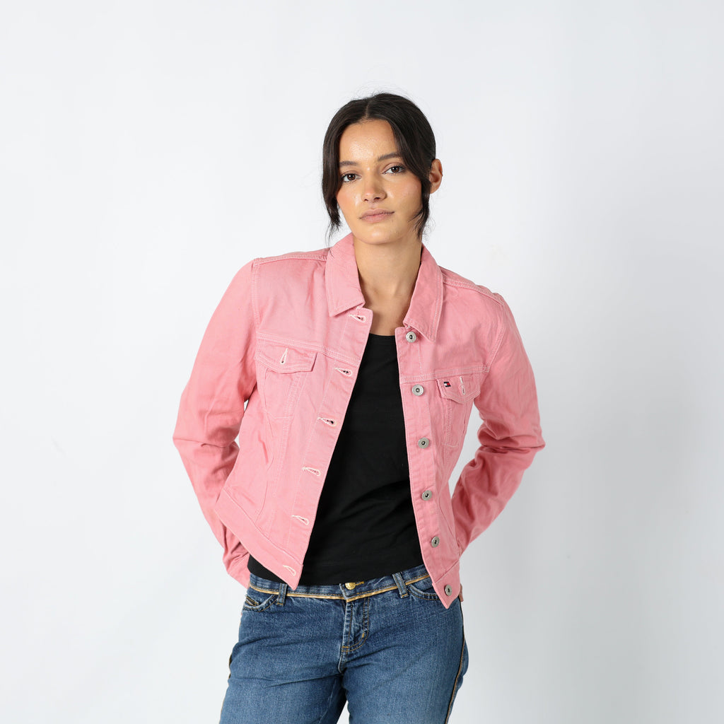 Pink 90s Tommy Hilfiger Light jacket (M)