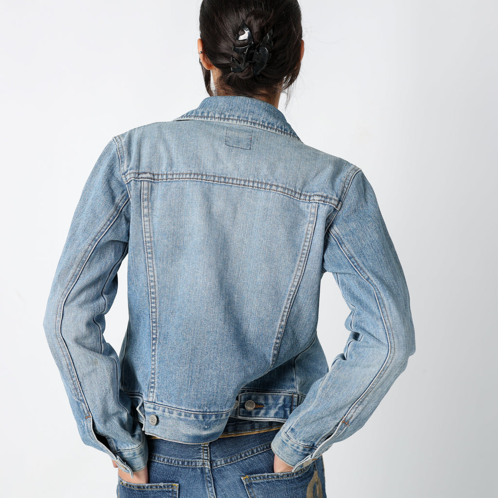 Light Blue Y2K ONLY Denim Jacket (M)